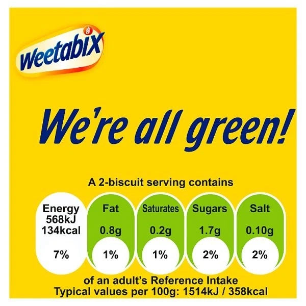 10x Weetabix Original 24 Pack Breakfast Wholegrain Wheat Cereal Pack of 10
